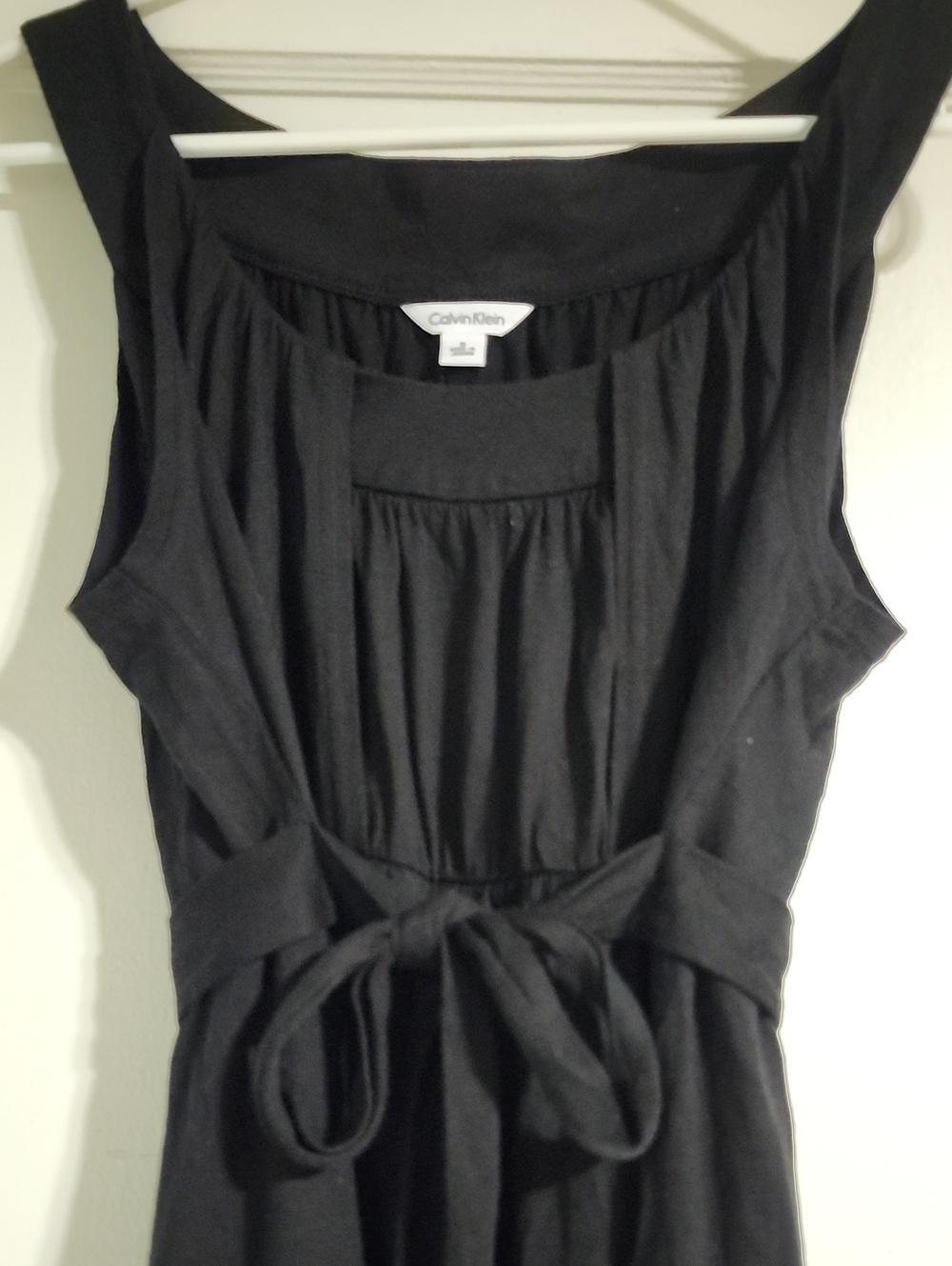 Calvin Klein Black Sleeveless Mini Dress / Shirt